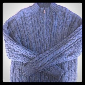 Woolovers extra cozy quarter zip sweater